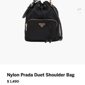 Nylon Prada shoulder bag